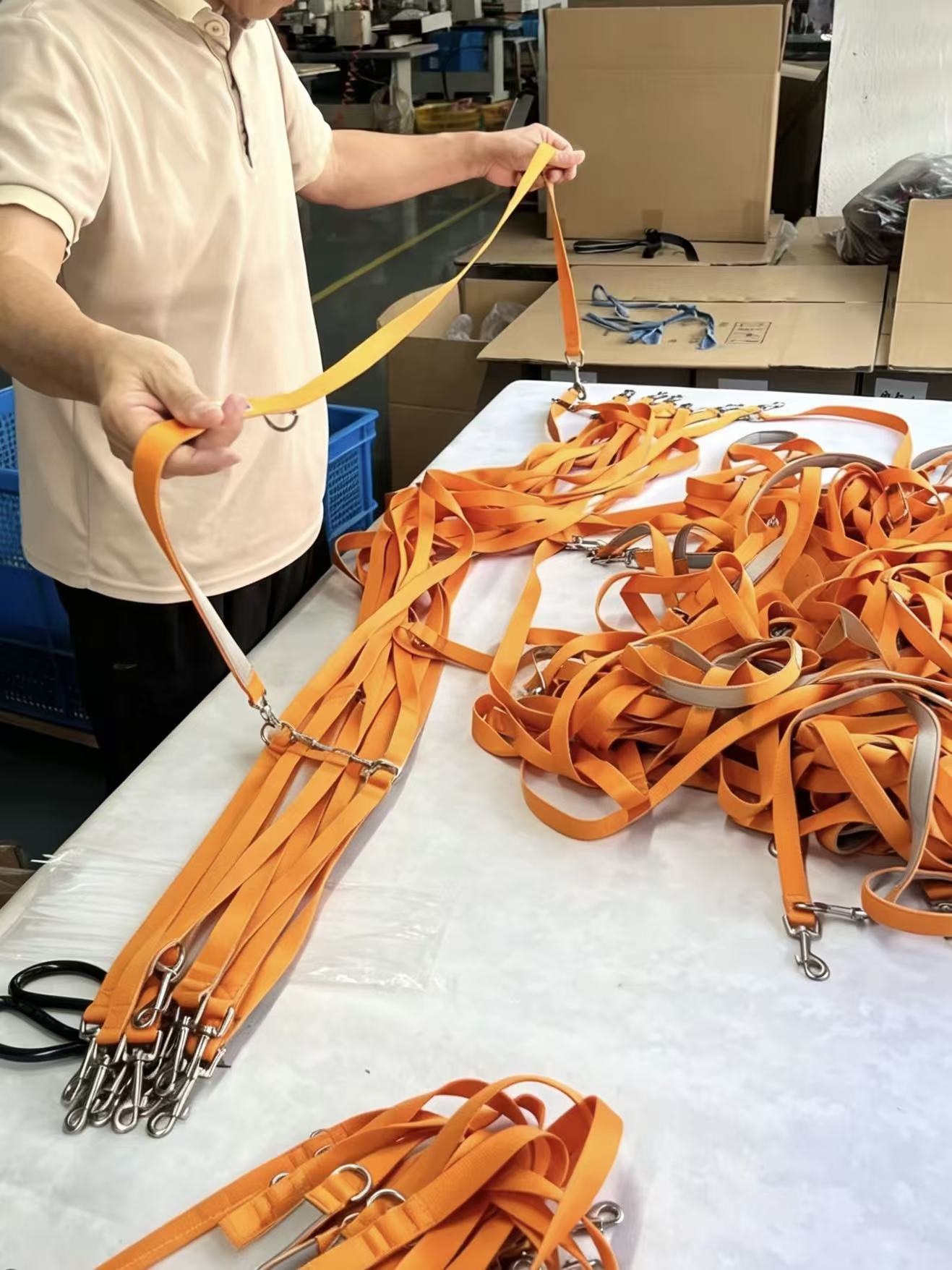 Pet product assembly and quality inspection